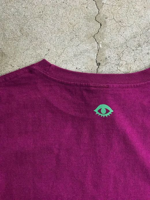 fulton ONE LINE SWIRL TEE / STRANGE PURPLE