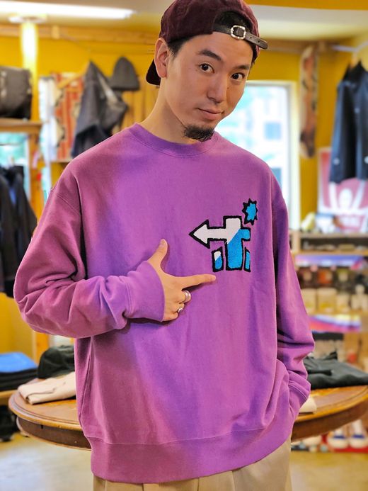ALDIES A1403228 / JALOPY WIDE SWEAT / PURPLE
