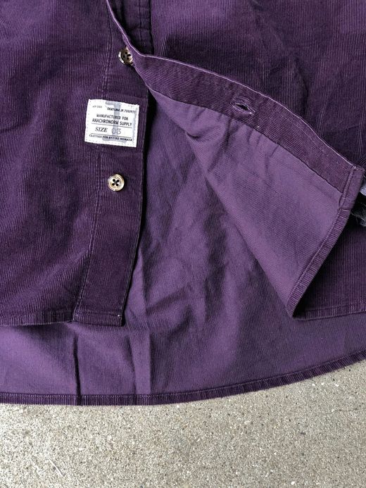 ANACHRONORM AN008 / RE-SIZE SHIRTS / PURPLE