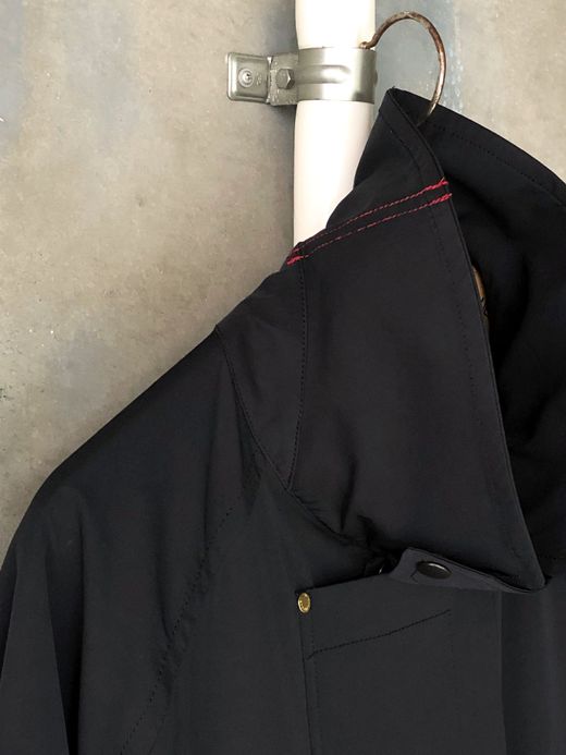 ANACHRONORM ANA034 / COWBOY TRENCH COAT / BLACK
