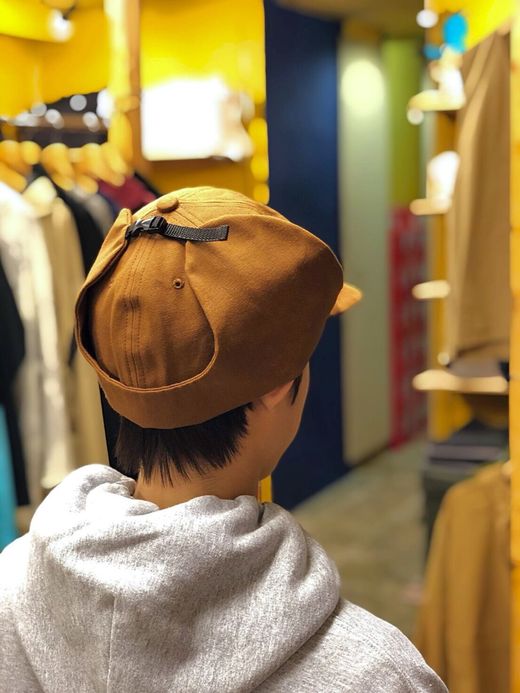 THE UNION TCH00084 / CLASSIC ONE CAP(W/EAR WARMER OF EMBROIDERY) / BROWN