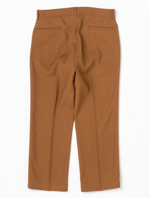 ANACHRONORM AN122 / CENTER PRESS STRAIGHT PANTS / CAMEL