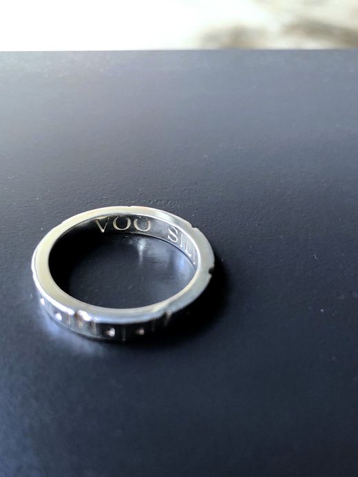 VOO VOO-A-024 / GEOMETRIC PATTERN RING / SILVER