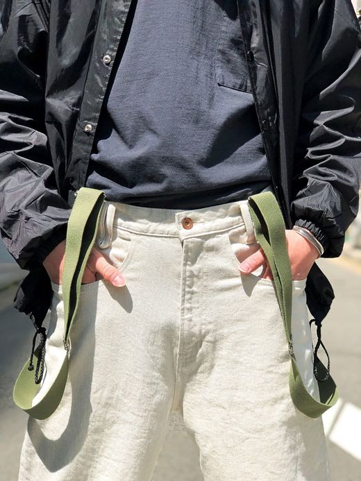 VOO Suspenders Thick 5P / oatmeal