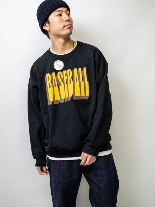 JHANKSON BASEBALL SWEAT / BLACK×SD