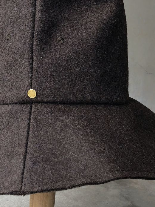 ANACHRONORM ANDC-046 / BIG MELTON HAT / BROWN