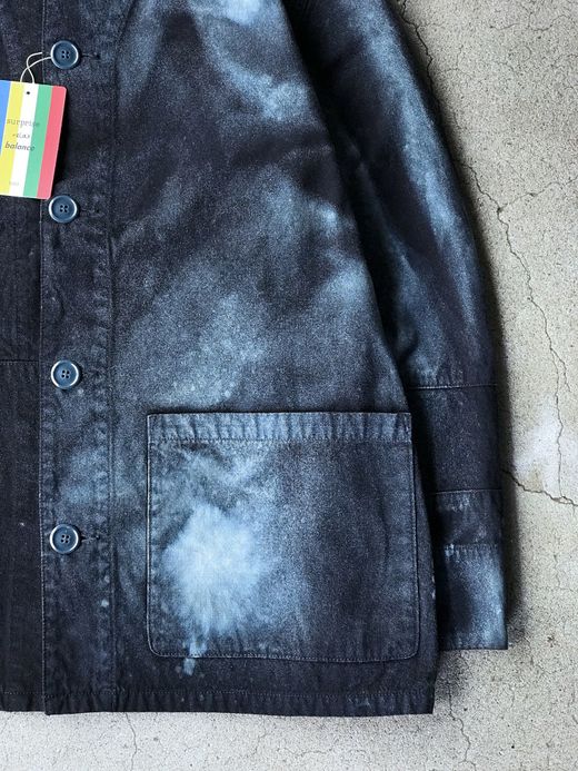 VOO VOO-974 / INDIGO PATCHWORK JKT / BLACK