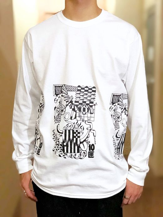 TENBOX TEAGUE MUIR L/S / WHITE