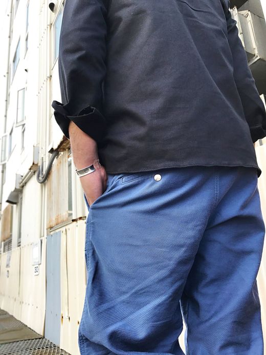 fulton GOWANUS Pants / dust blue