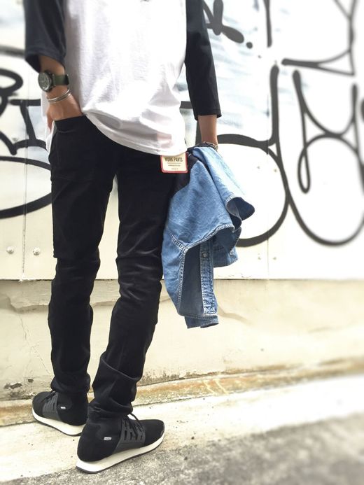  RED KAP Cord Pants / black