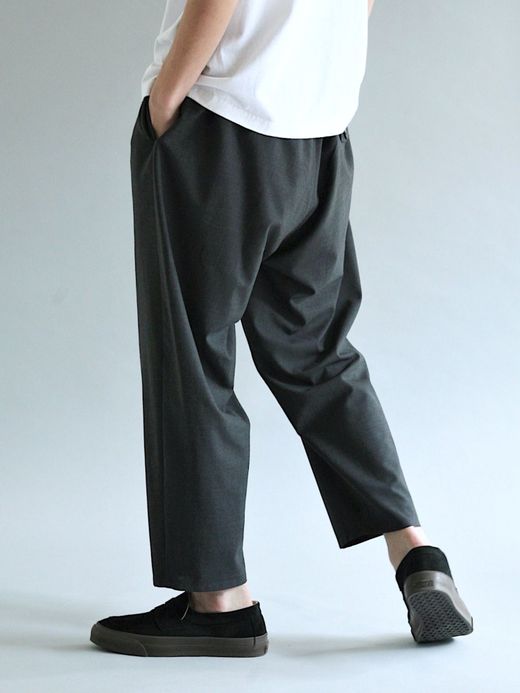 ANACHRONORM AN052 / TAILORED EASY SLACKS / HEATHER GRAY
