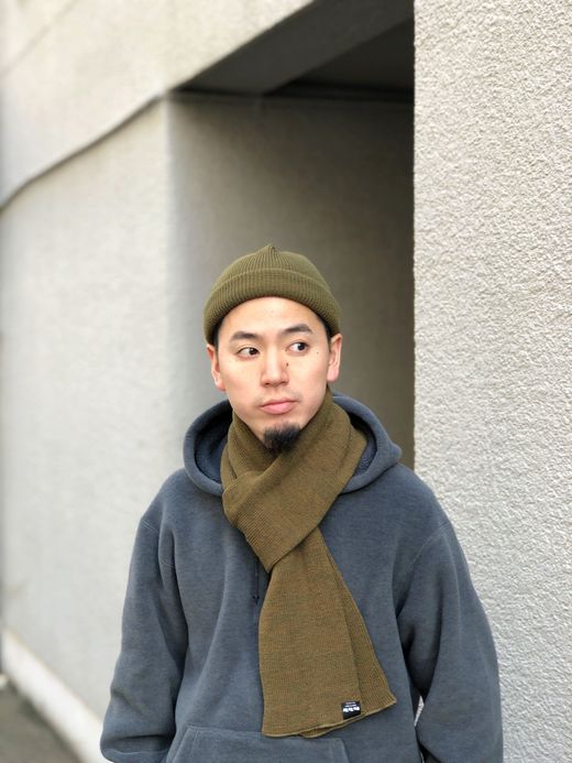 ROTOTO R1104 / ROTOTO SOCKSTOLE / OLIVE/BROWN