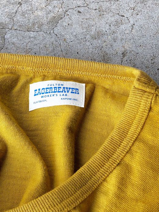 fulton OWN WAY L/S TEE / OLD YELLOW