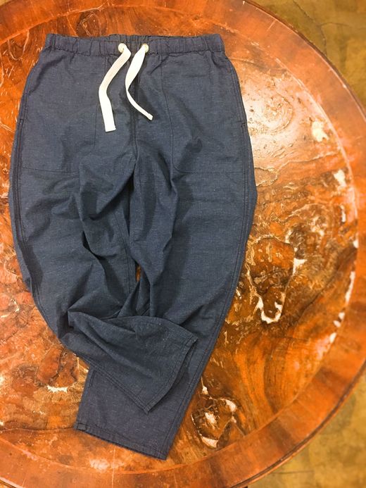 ANACHRONORM Chambray Easy Pants / DK.indigo