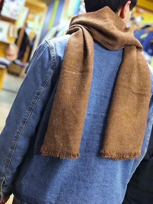 H.F and Weaver Stole / brown