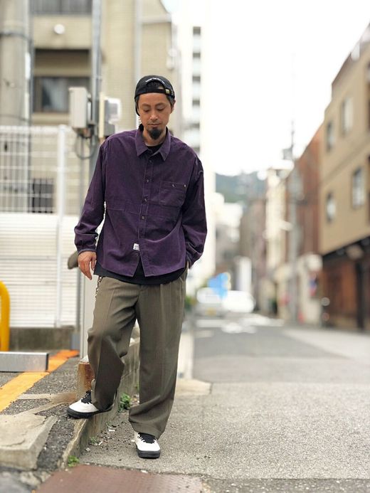 ANACHRONORM AN008 / RE-SIZE SHIRTS / PURPLE