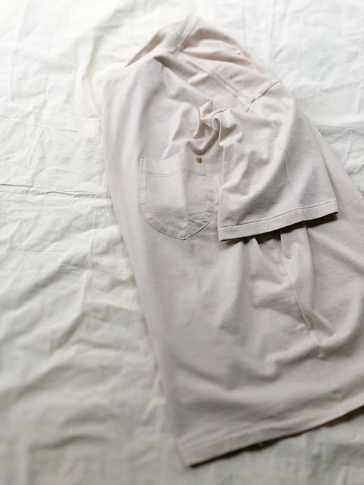 ANACHRONORM NM-TS01R / STANDARD CREW NECK S/S T-S / LIGHT BEIGE