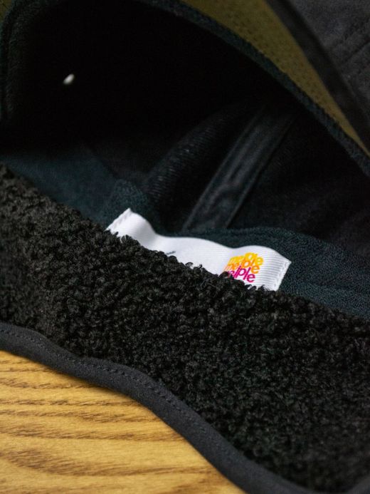 MP0W1004 / MICRO SUEDE EAR FLAP CAP / BLACK