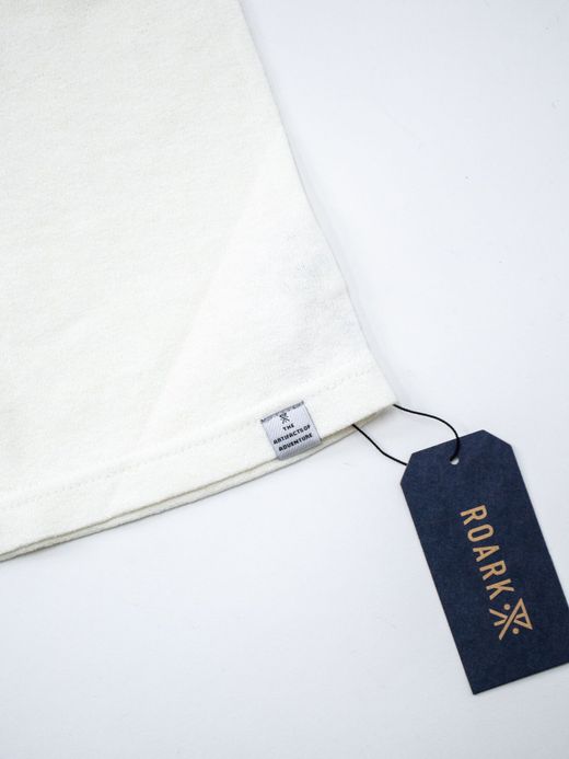 ROARK REVIVAL RTJH720 / HEMPCOTTON H/W TEE / WHITE