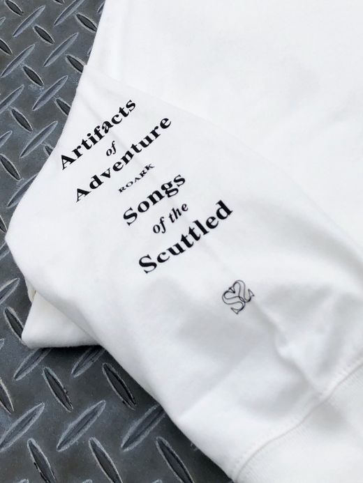ROARK REVIVAL RLTJ551 / "SONGS OF THE SCUTTLED" L/S TEE / WHITE