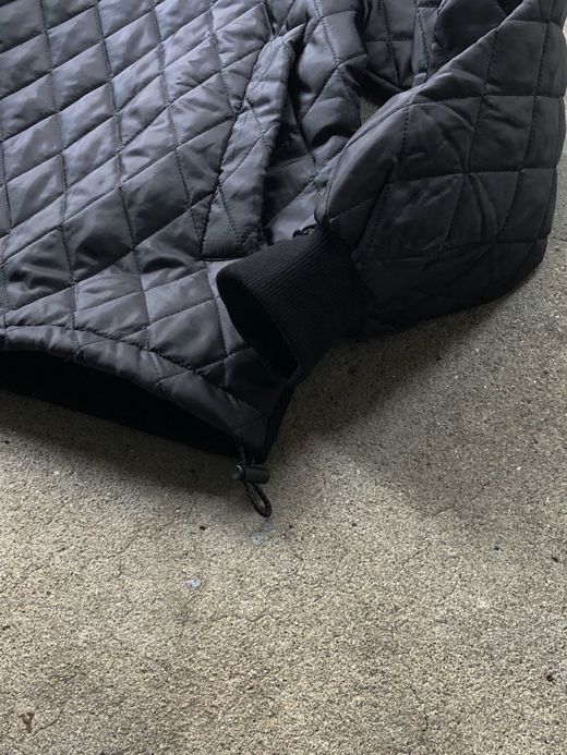 VOO VOO-950 / QUILT HOODY / BLACK