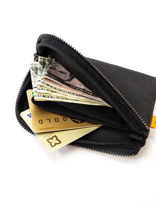 THE UNION TCL00087 / NYLON STUDS HALF WALLET / BLACK