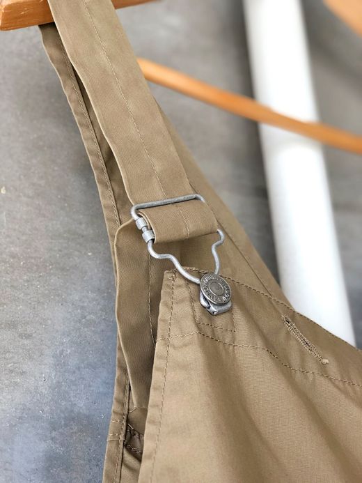 ANACHRONORM AN025 / TAPERED OVERALLS / BEIGE