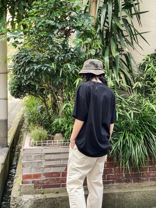 ANACHRONORM AN135 / STENCIL S/S T SHIRTS #1 / BLACK