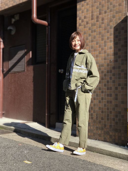 ANACHRONORM AN048-STCL / STENCIL CL FLIGHT JACKET / OLIVE