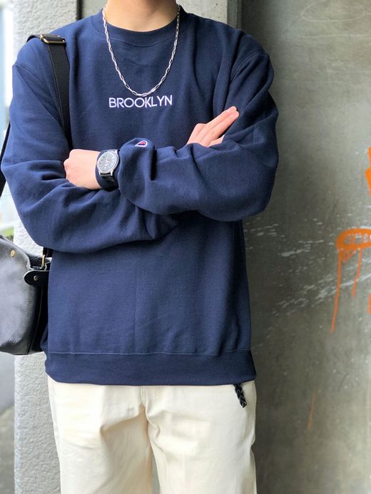 FLATBUSH Select Brooklyn EMB Crew SW / navy