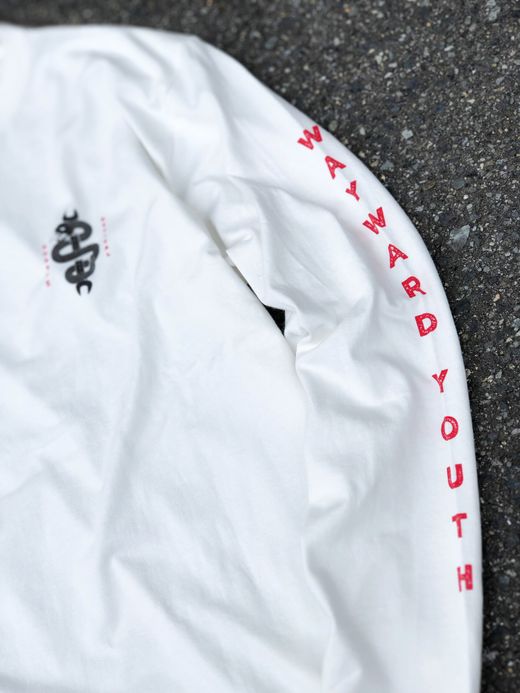 ROARK REVIVAL RLTJ553 / "WRENCHED" L/S TEE / WHITE