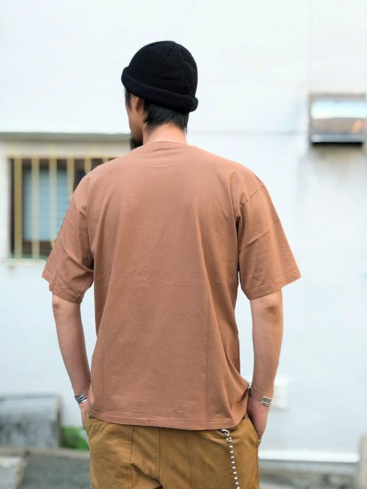 ANACHRONORM NM-TS01R / STANDARD CREW NECK S/S T-S / BROWN GRAY