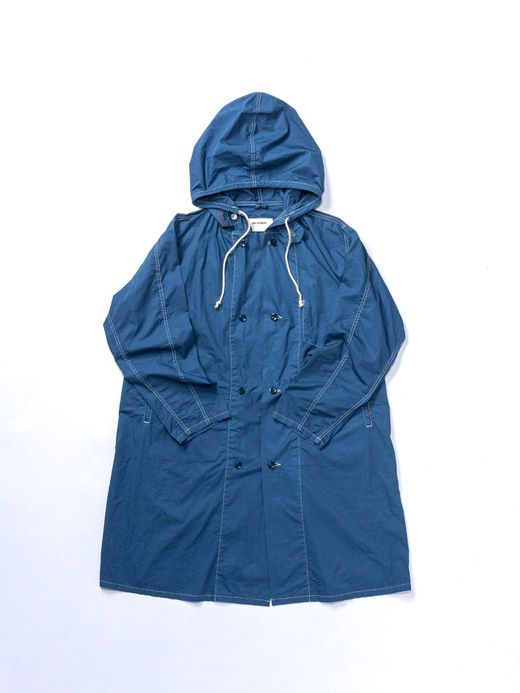 ANACHRONORM AN013 / HOODED PARKA LONG COAT / BLUE GRAY