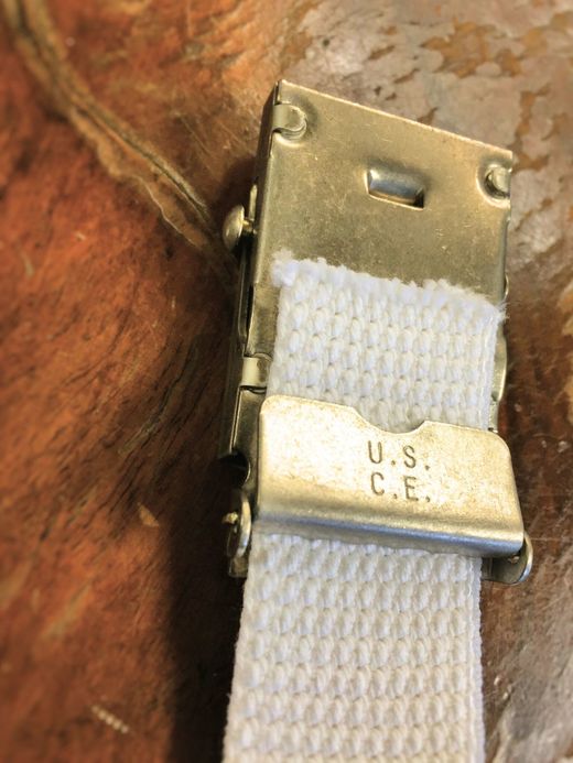  Dead Stock GI Belt / white