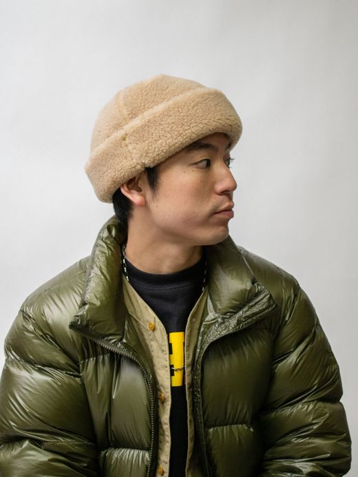 ANACHRONORM ANDC064 / BOARETRO CAP / BEIGE