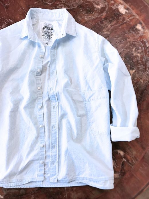 remilla シャンブレーデクトシャツ / 漂白色