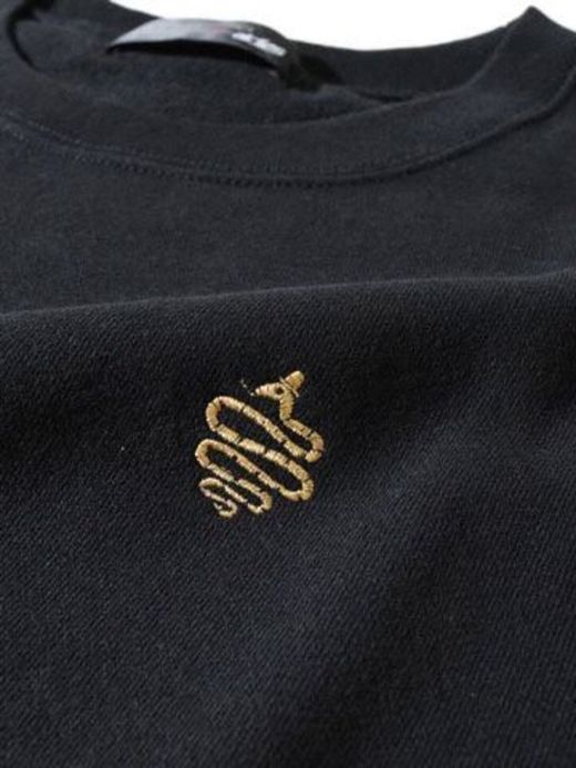 ALDIES A1403920 / LUCKY WIDE SWEAT / BLACK