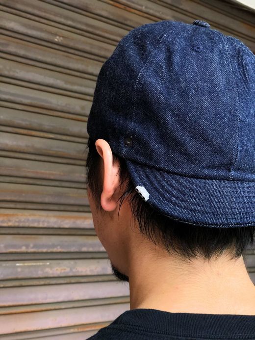 ANACHRONORM ANDC-043 / DENIM BALL CAP / INDIGO × NAVY ST.