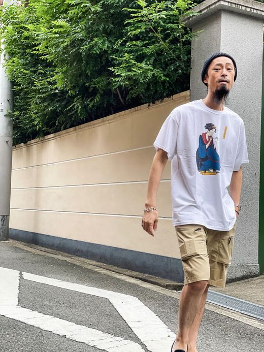  SS21AW02 / UKIYOE TEE / WHITE