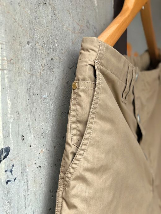 ANACHRONORM AN028 / FRONT FLAP EASY SHORTS / BEIGE