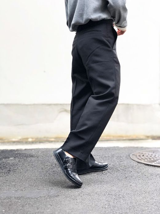  UTD01 / UTILITY POLY PANTS / BLACK