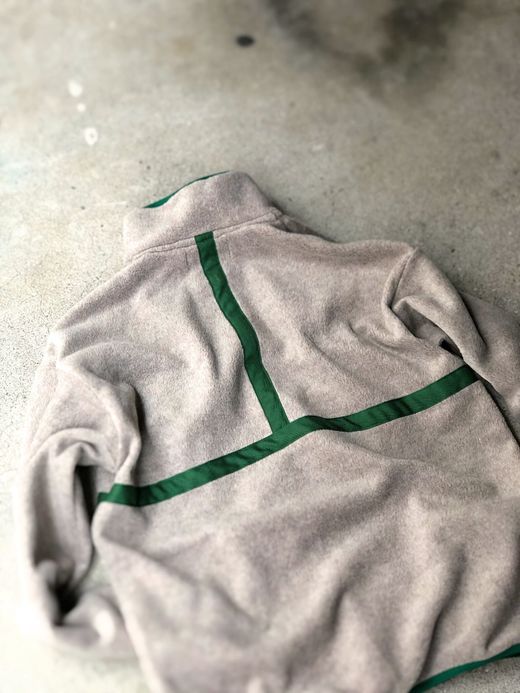 VOO VOO-886 / FLEECE PULL JKT / 杢BEIGE