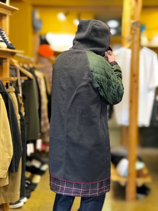 VOO VOO-888 / EXCEL BENCH COAT / CHARCOAL CHECK