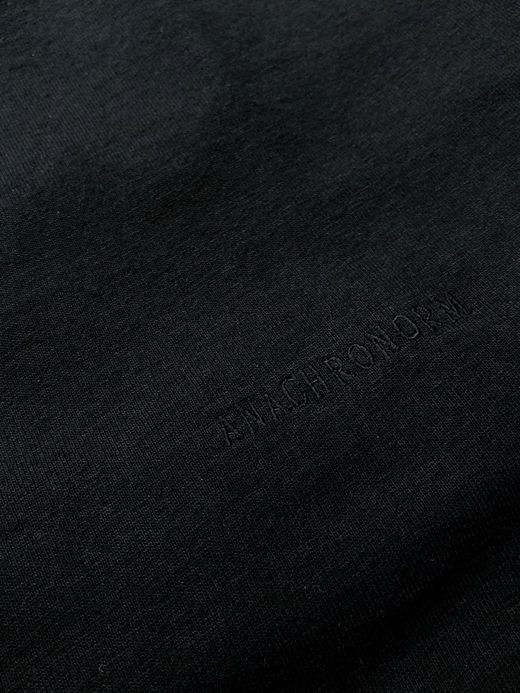 ANACHRONORM NM-TS07 / EMBROIDERED L/S T-S / BLACK B