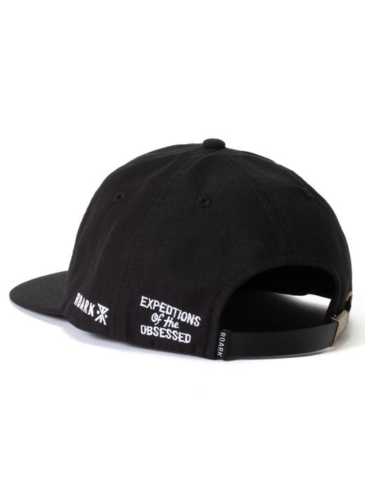 ROARK REVIVAL RHJ602 / "TRIP OBSESSED" 6PANEL CAP / BLACK