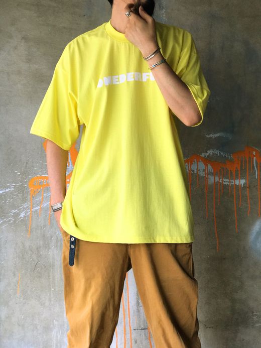  OW-T-05 / "ONEDERFUL" S/S TEE / YELLOW