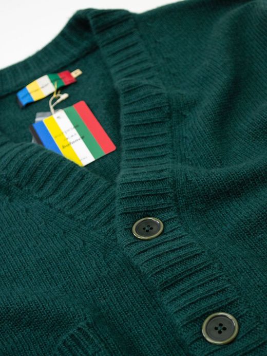 VOO VOO-1062 / FAT RIB CARDIGAN / Green