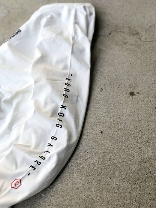 ROARK REVIVAL RLTJ504 / "H.K GALORE" L/S TEE / WHITE