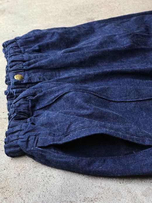 NECESSARY or UNNECESSARY 90011515 / PIN TUCK 'DENIM' / INDIGO