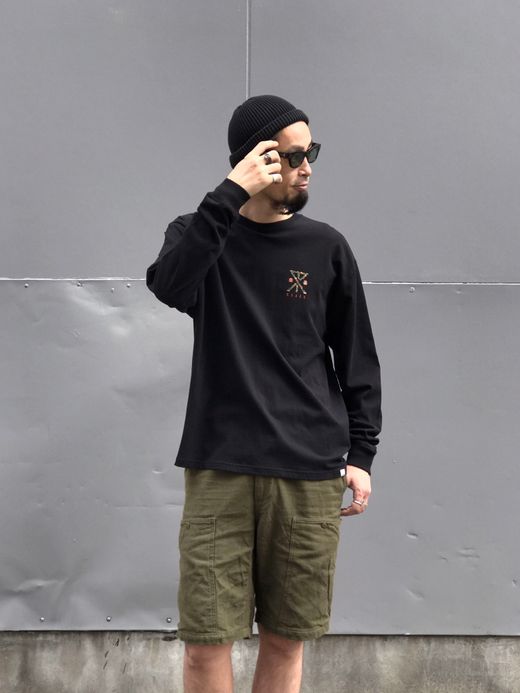 ROARK REVIVAL RLTJ603 / "JOGLO" L/S TEE / BLACK